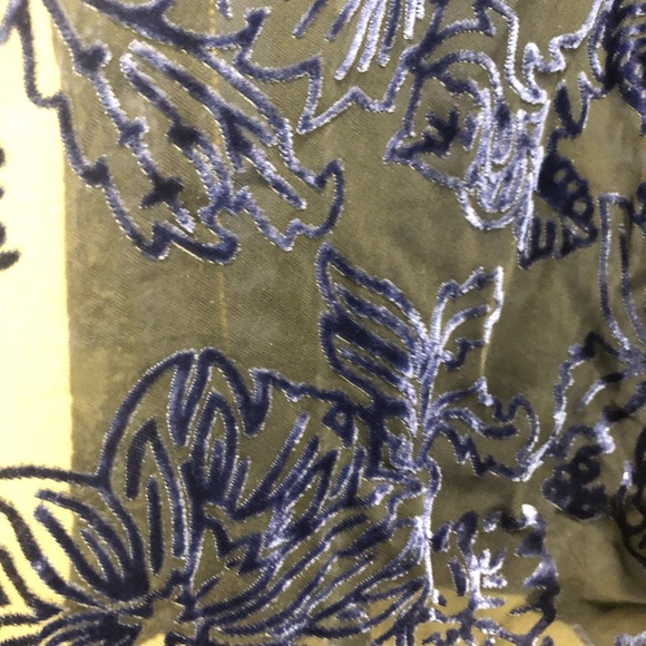 Blue Velvet Shawl - Picture 5 of 10